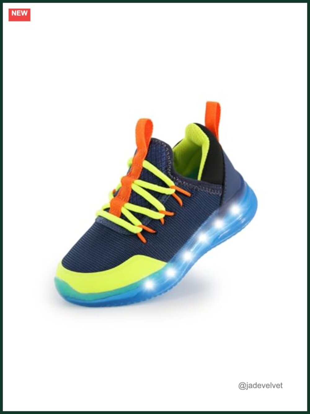 Toddler Light Up Sneakers Breathable LED Flashing Shoes for Kids